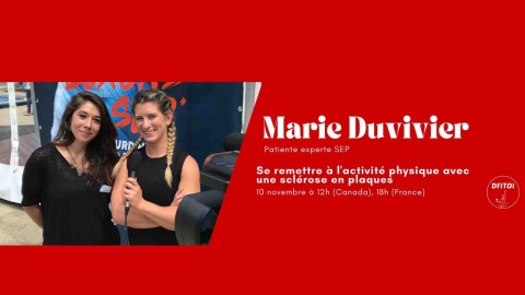 Rencontre avec Marie, patiente experte de la sclérose en plaques. 